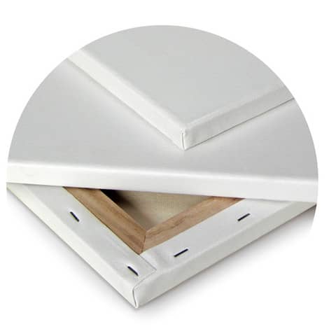 Tela per pittura DOM Classic 380 g bordo 16 mm - 20x30 cm - 355/2030